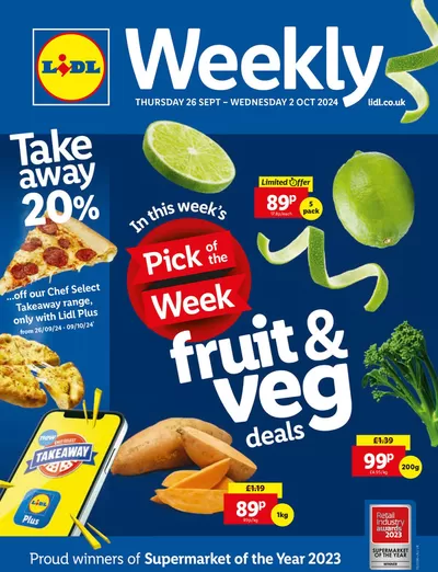 Supermarkets offers in Overcombe | Current deals and offers in Lidl | 26/09/2024 - 02/10/2024