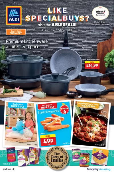 Supermarkets offers in Overcombe | Aldi SpecialBuys UK in Aldi | 27/09/2024 - 11/10/2024