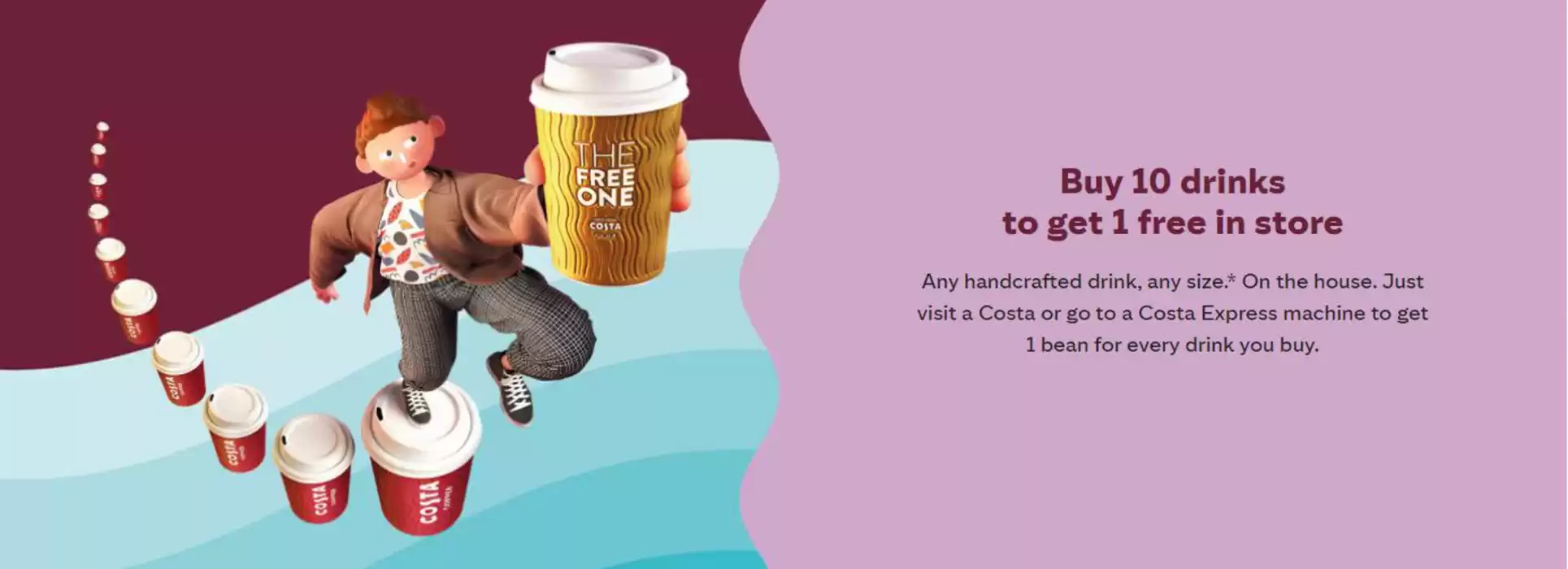 Costa Coffee catalogue in London | Buy 10 Drinks To Get 1 Free In Store  | 27/09/2024 - 31/10/2024