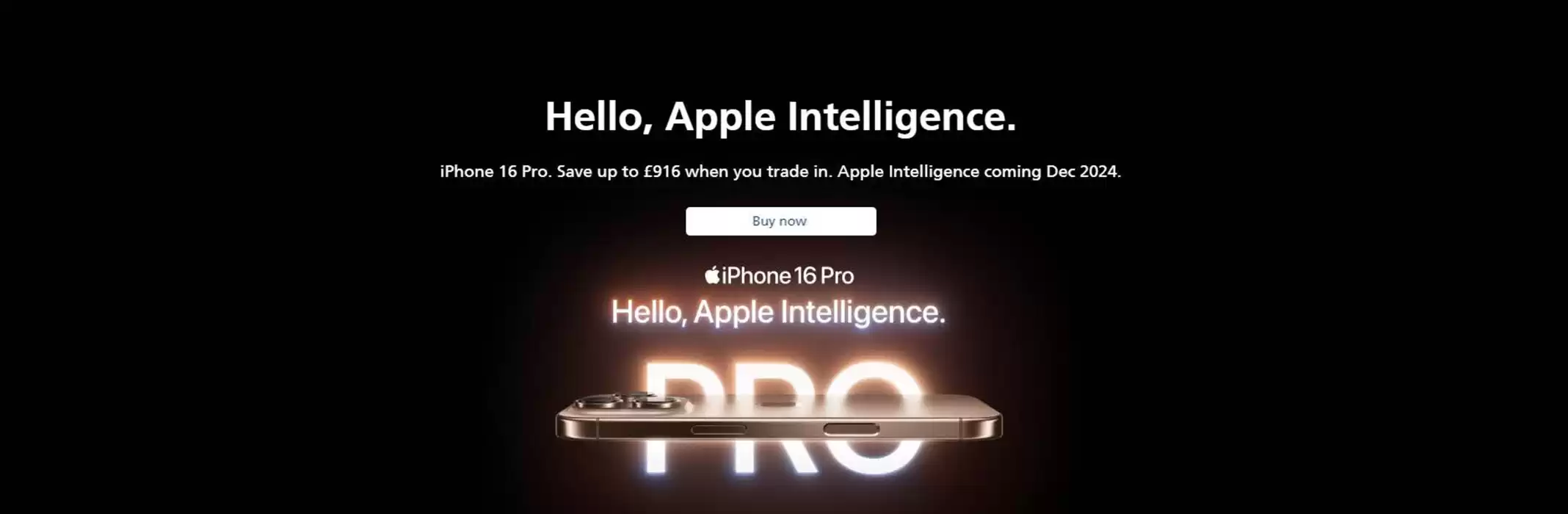 O2 catalogue in Eastbourne | Hello Apple Intelligence  | 27/09/2024 - 31/12/2024