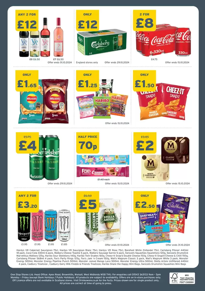 One Stop catalogue in Liverpool | Great Offers | 08/10/2024 - 31/10/2024