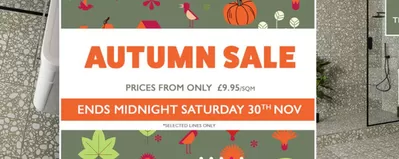 Garden & DIY offers in Hammersmith | Autumn sale  in Walls and Floors | 11/10/2024 - 30/10/2024