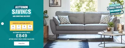 Home & Furniture offers in London | Autumn Savings  in DFS | 16/10/2024 - 22/10/2024