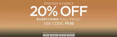 Department Stores offers in Islington | 20% Off  in House of Fraser | 22/10/2024 - 04/11/2024