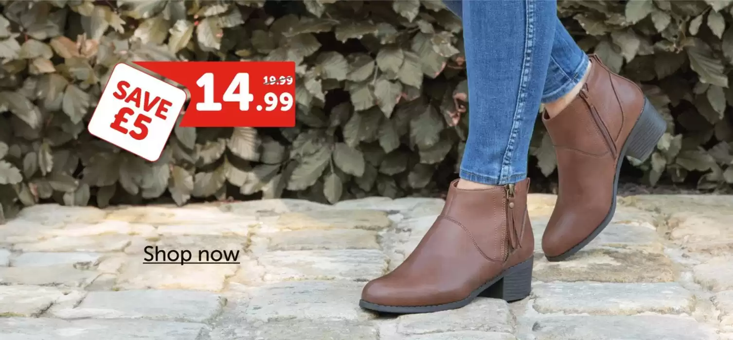 Shoe Zone catalogue in Newtownards | Save £5 | 23/10/2024 - 06/11/2024