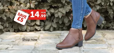 Clothes, Shoes & Accessories offers in Camden | Save £5 in Shoe Zone | 23/10/2024 - 06/11/2024