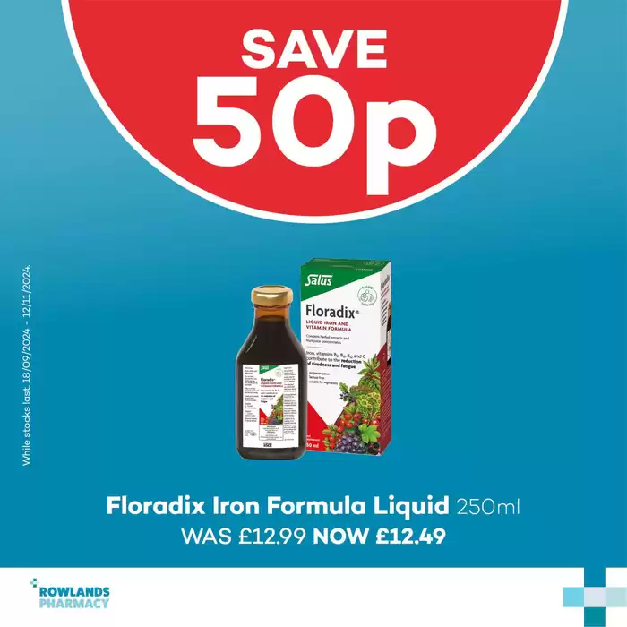 Rowlands Pharmacy catalogue | Buy One Get Second Half Price  | 23/10/2024 - 12/11/2024