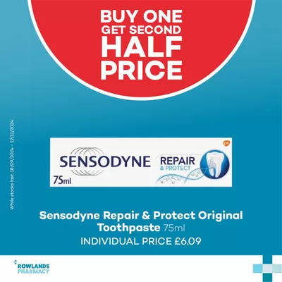 Pharmacy, Perfume & Beauty offers in Dundee | Buy One Get Second Half Price  in Rowlands Pharmacy | 23/10/2024 - 12/11/2024