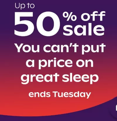 Home & Furniture offers in Rotherham | Up To 50% Off in Bensons for Beds | 25/10/2024 - 29/10/2024