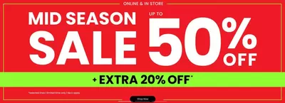 Clothes, Shoes & Accessories offers in Havering | Sale 50% Off + Extra 20% Off in Office | 29/10/2024 - 12/11/2024