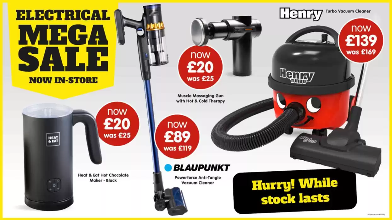 B&M Stores catalogue in Burnham-on-Sea | Electrical Mega Sale | 30/10/2024 - 13/11/2024