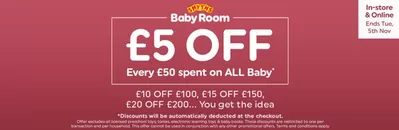 Toys & Babies offers in Weston-Super-Mare | £5 Off in Smyths Toys | 01/11/2024 - 05/11/2024