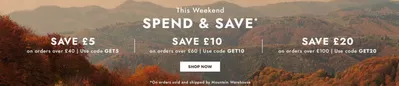 Sport offers in Cheddar | Spend & Save in Mountain Warehouse | 01/11/2024 - 15/11/2024