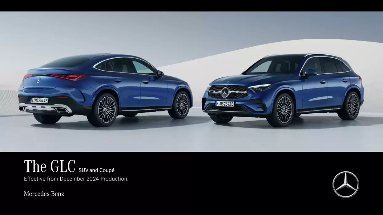 Mercedes-Benz catalogue in Highbridge | Mercedes Benz New GLC SUV &amp; Coupé | 02/11/2024 - 02/11/2025