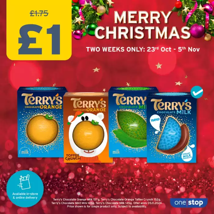 One Stop catalogue in Ely | Merry Christmas | 04/11/2024 - 05/11/2024