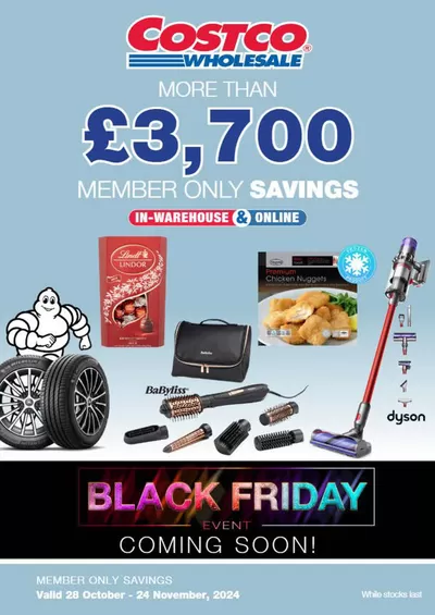 Supermarkets offers in Ellesmere Port | Members Only Savings in Costco | 05/11/2024 - 24/11/2024