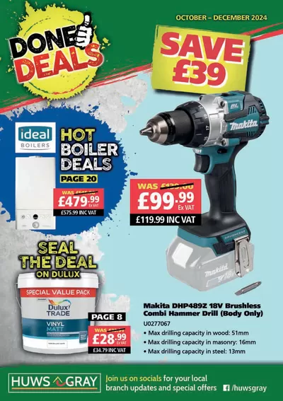 Garden & DIY offers in Haddington | Done Deals in Buildbase | 05/11/2024 - 31/12/2024