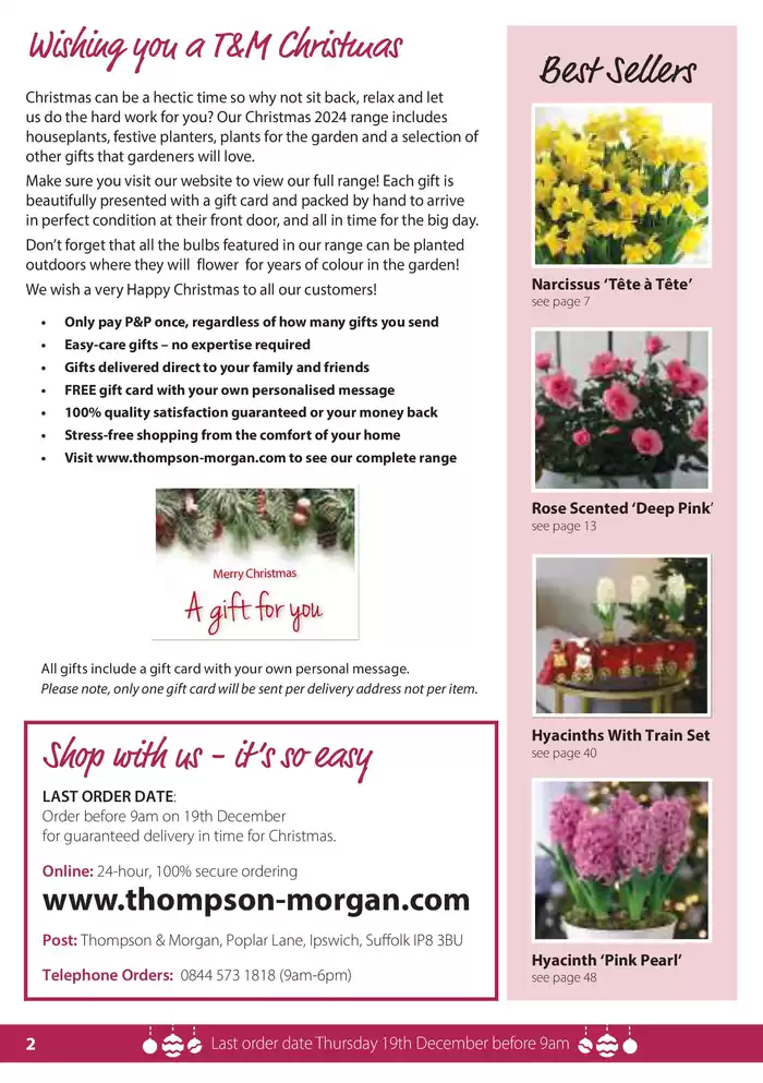 Thompson & Morgan catalogue | The Christmas Catalogue  | 05/11/2024 - 25/12/2024