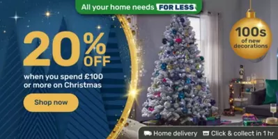 Garden & DIY offers in Crawley (Hampshire) | 20% Off  in Homebase | 06/11/2024 - 25/12/2024