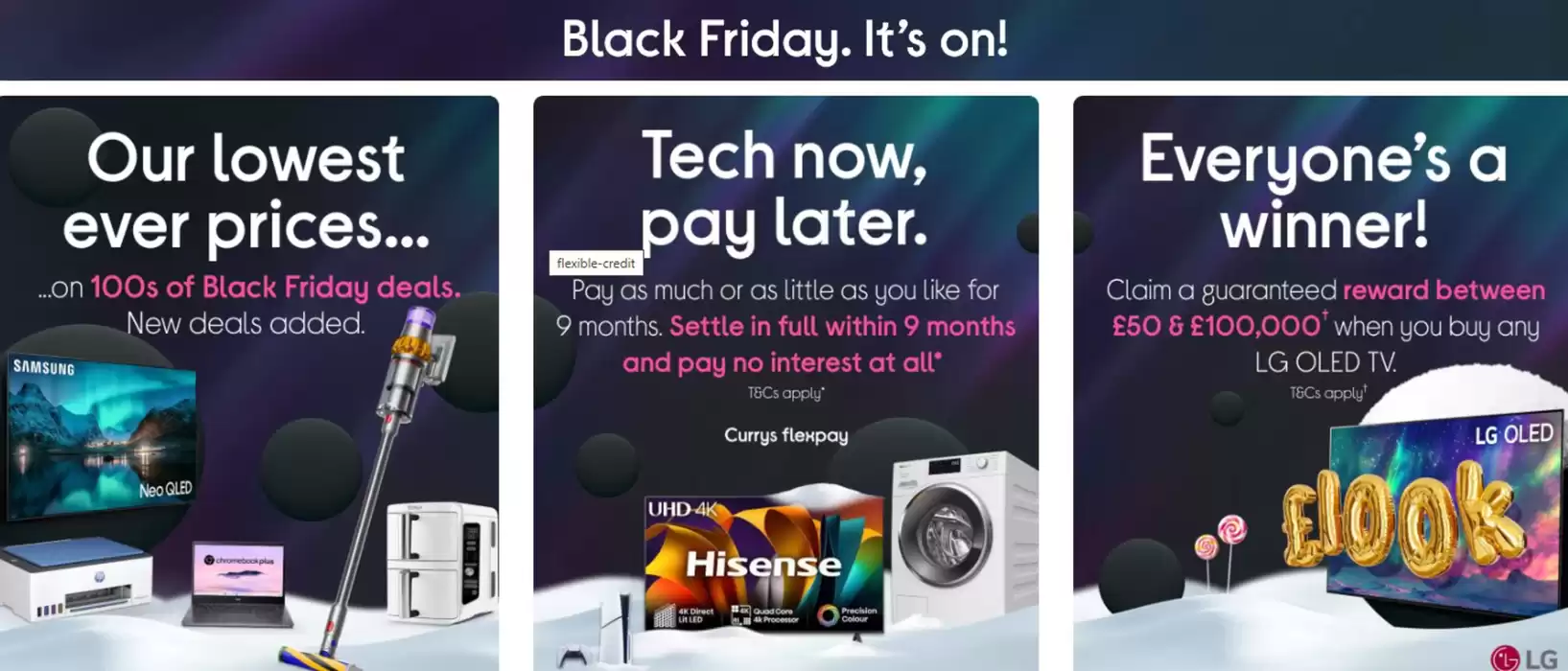 Currys catalogue in Aberdeen | Black Friday. It's On ! | 11/11/2024 - 29/11/2024