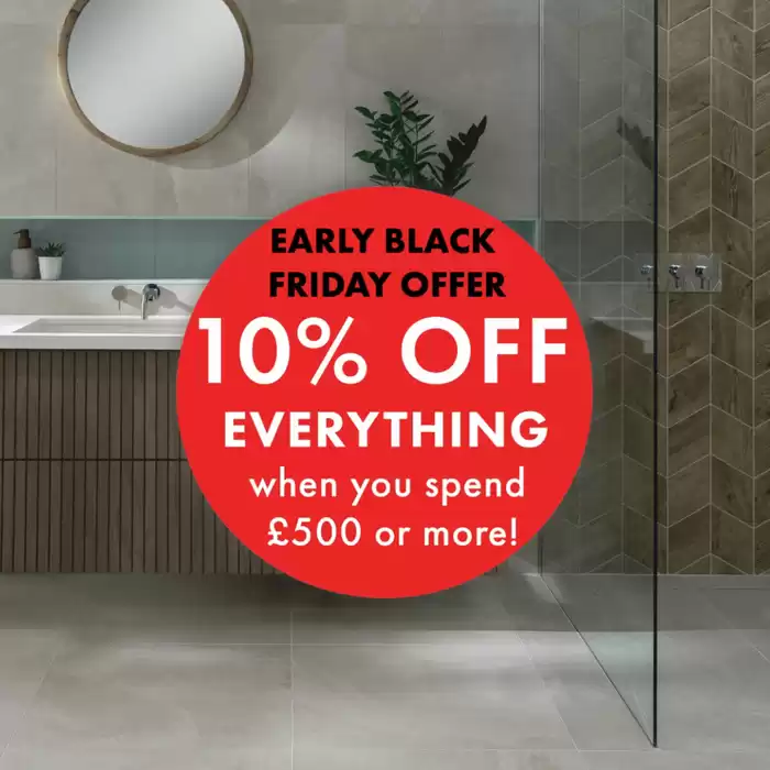 Topps Tiles catalogue in Bedford | Early Black Friday Offer | 13/11/2024 - 29/11/2024