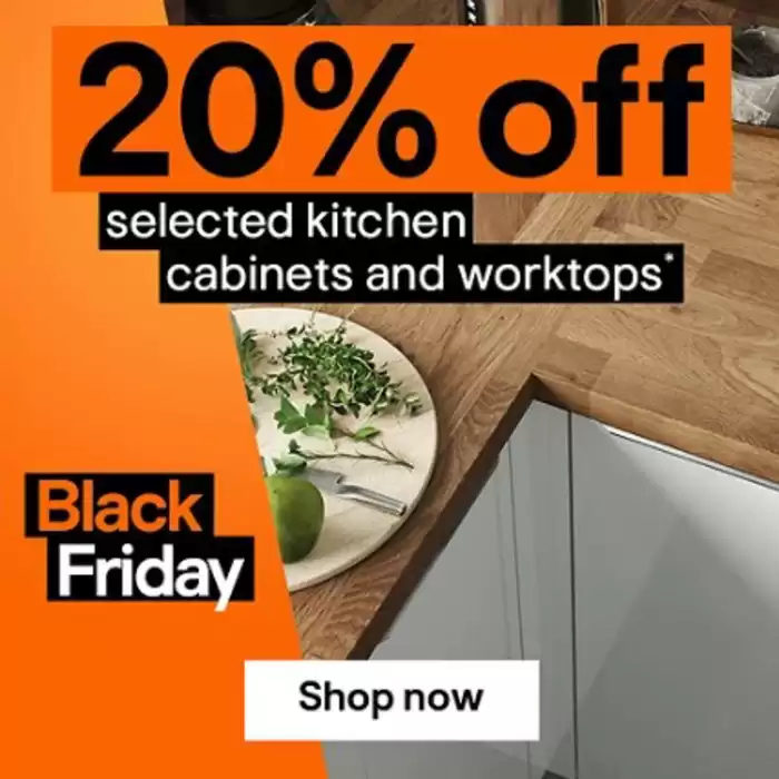 B&Q catalogue in Guernsey | Black Friday | 15/11/2024 - 30/11/2024