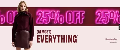 Clothes, Shoes & Accessories offers in Eastleigh | 25% Off Everything  in New Look | 15/11/2024 - 29/11/2024