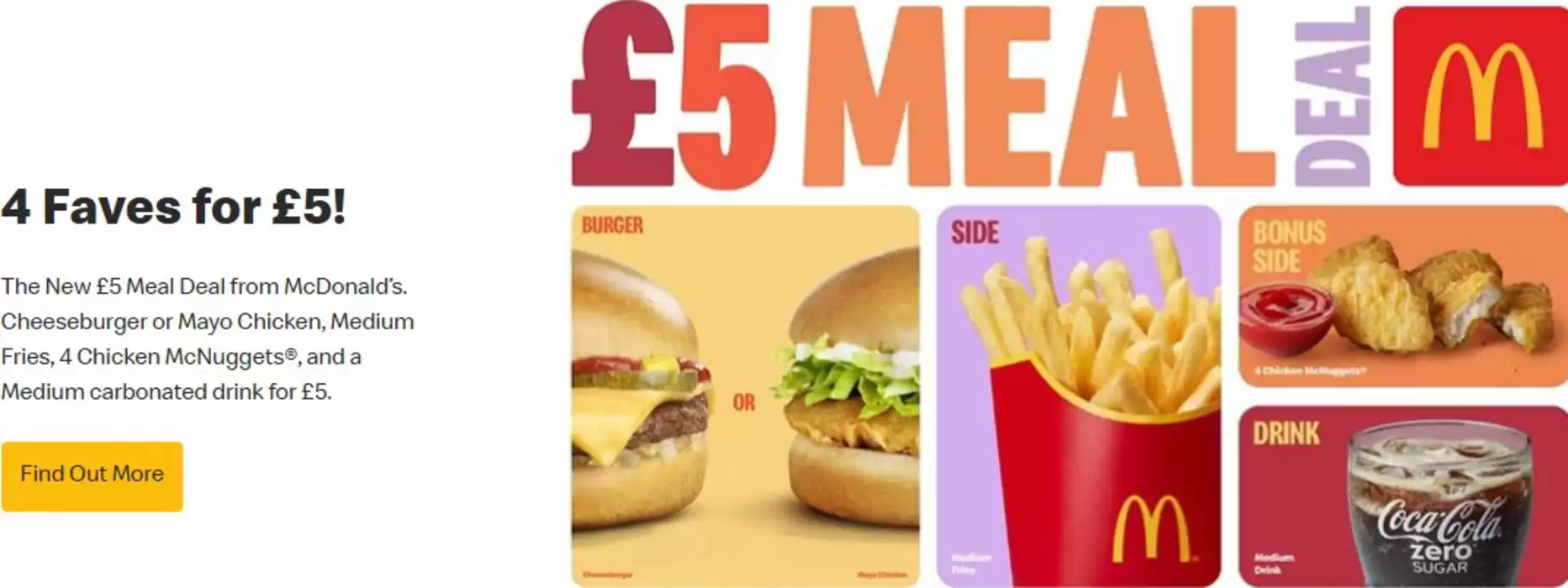 McDonald's catalogue in Eastleigh |  £5 Meal Deal  | 15/11/2024 - 29/11/2024