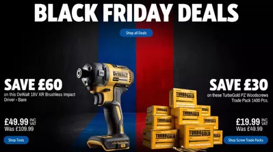 Garden & DIY offers in Warrington | Black Friday Deals  in Screwfix | 18/11/2024 - 30/11/2024