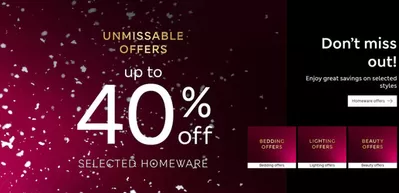 Department Stores offers in Sheffield | Up To 40% Off in Marks & Spencer | 18/11/2024 - 02/12/2024