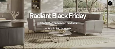 Home & Furniture offers | Radiant Black Friday  in Natuzzi | 18/11/2024 - 29/11/2024