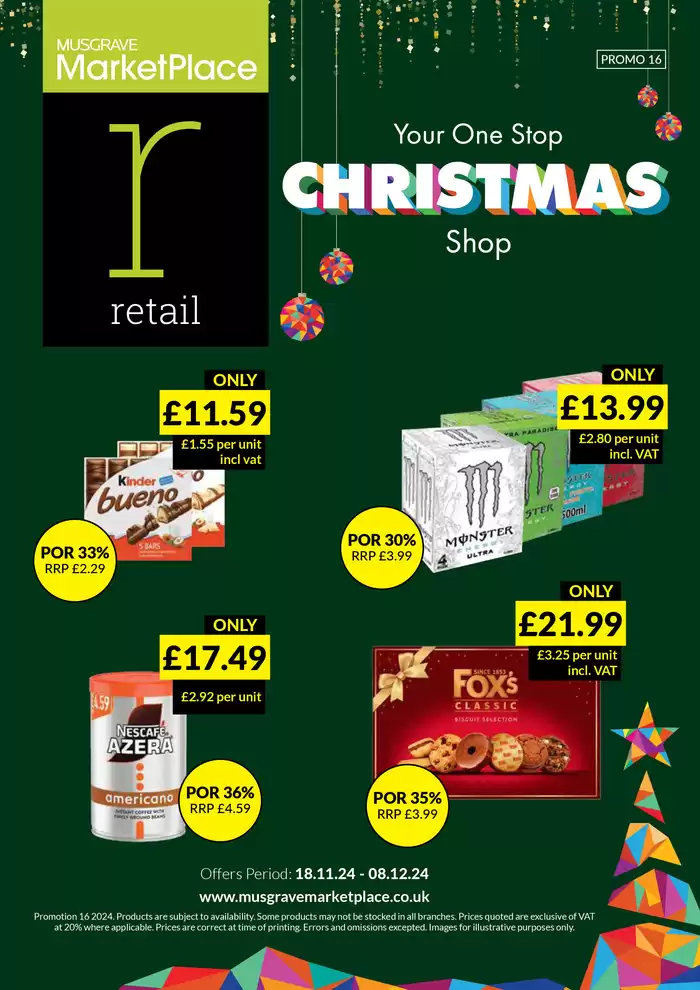 Musgrave MarketPlace catalogue in Belfast | RETAIL DEALS | 19/11/2024 - 03/12/2024