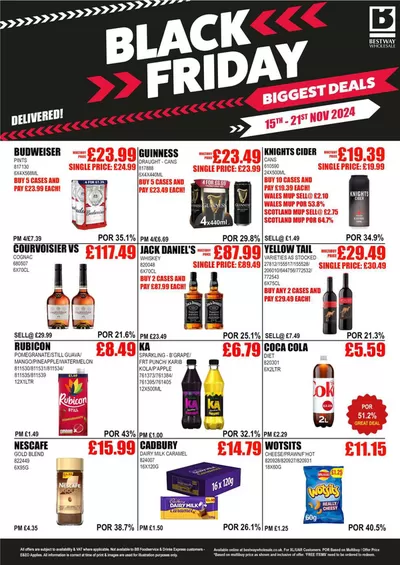 Supermarkets offers in Barking-Dagenham | Black Friday in Bestway | 19/11/2024 - 21/11/2024