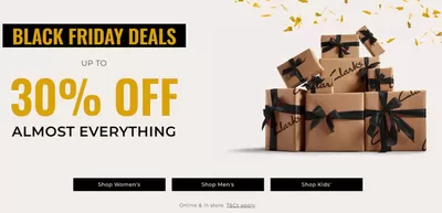 Clothes, Shoes & Accessories offers in Belfast | Black Friday Deals  in Clarks | 20/11/2024 - 29/11/2024