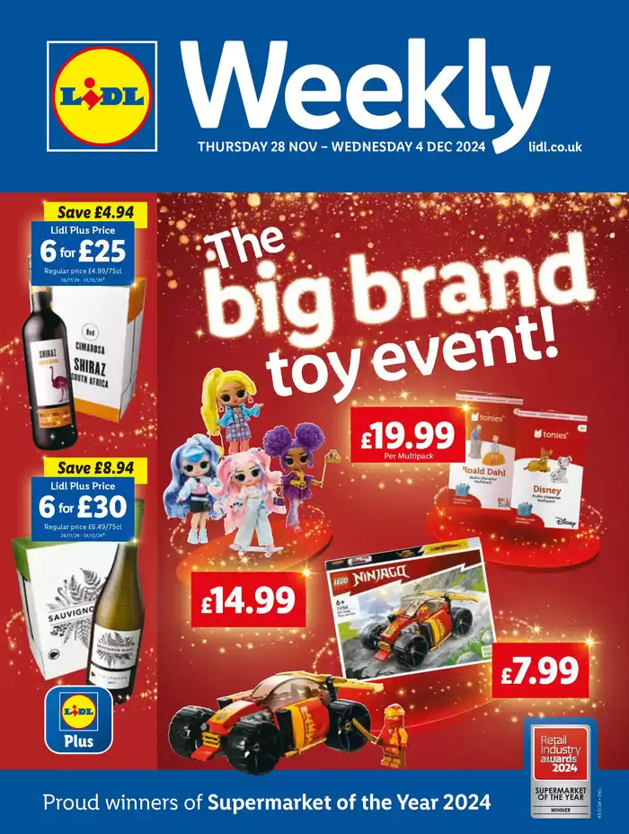 Lidl catalogue in Sheffield | Offers for bargain hunters | 28/11/2024 - 04/12/2024