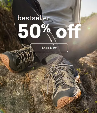 Clothes, Shoes & Accessories offers in Hastings | 50% Off  in Merrell | 25/11/2024 - 09/12/2024