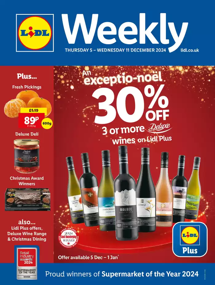 Lidl catalogue in Rotherham | Exclusive bargains | 05/12/2024 - 11/12/2024