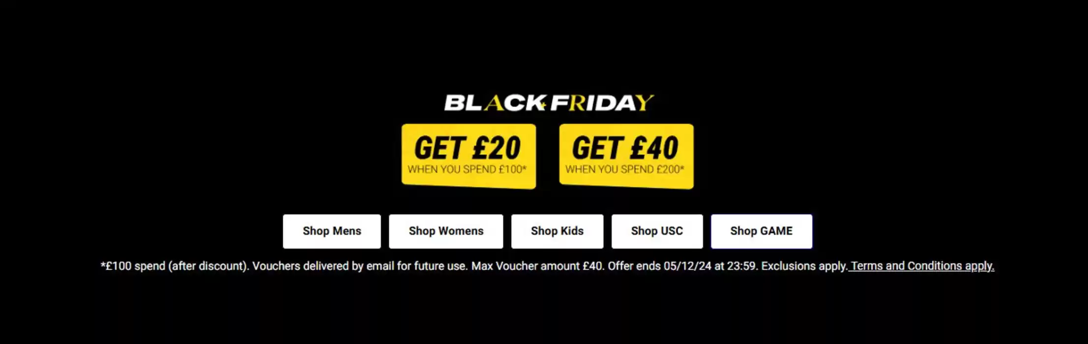 Sports Direct catalogue | Black Friday | 28/11/2024 - 05/12/2024