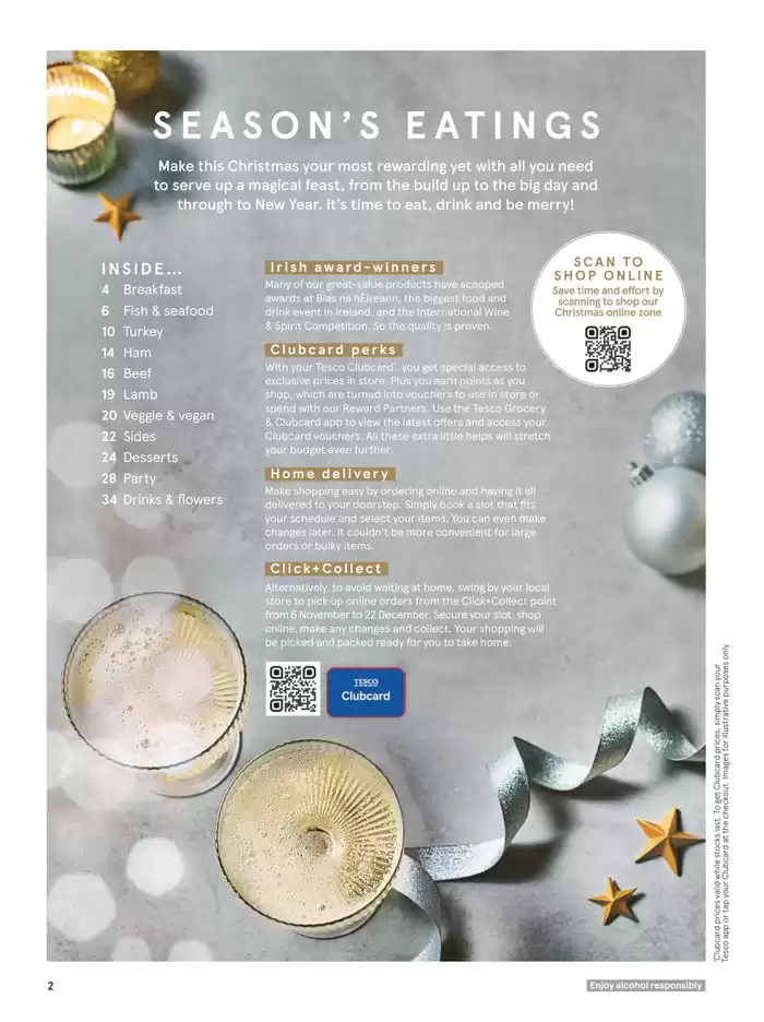 Tesco catalogue in London | Tesco Festive Food To Share ROI 2024 | 29/11/2024 - 31/12/2024