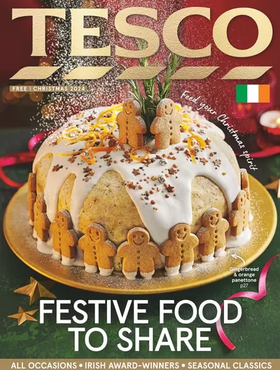 Supermarkets offers in Southwark | Tesco Festive Food To Share ROI 2024 in Tesco | 29/11/2024 - 31/12/2024