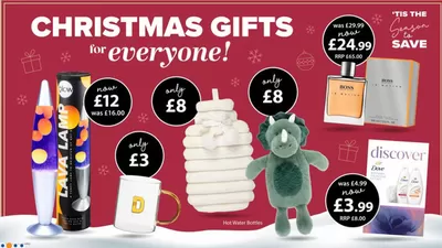 Supermarkets offers in Chesterfield | Christmas Gifts in B&M Stores | 02/12/2024 - 25/12/2024