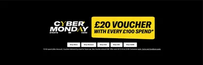 Sport offers in Leicester | Cyber Monday  in Sports Direct | 02/12/2024 - 05/12/2024