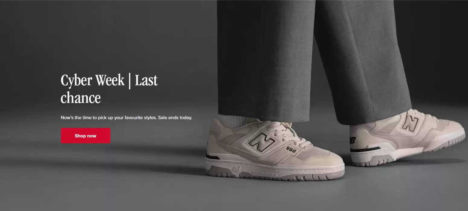 New Balance catalogue in Belfast | Cyber Week  | 02/12/2024 - 08/12/2024