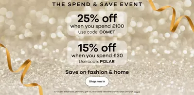 Clothes, Shoes & Accessories offers in Derry | The Spend & Save Event in JD Williams | 03/12/2024 - 09/12/2024