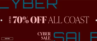 Clothes, Shoes & Accessories offers in Manchester | Cyber Sale in Coast | 03/12/2024 - 08/12/2024