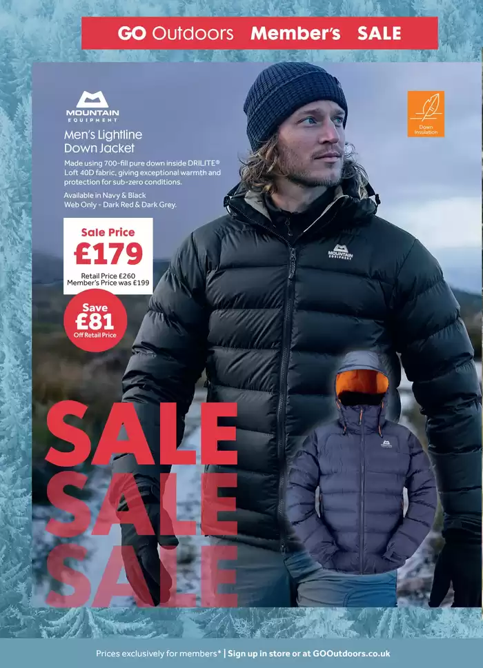 GO Outdoors catalogue in Stockton-on-Tees | Member's Sale  | 10/12/2024 - 31/12/2024