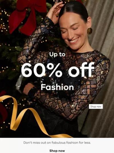 Clothes, Shoes & Accessories offers in Royal Tunbridge Wells | Up To 60% Off Fashion in JD Williams | 11/12/2024 - 25/12/2024