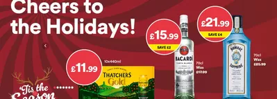 Supermarkets offers in Ballymena | Cheers To The Holidays ! in Costcutter | 11/12/2024 - 25/12/2024