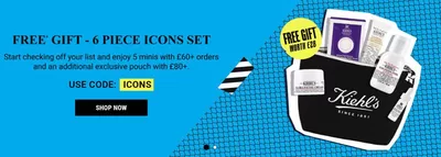 Kiehl's catalogue in Cardiff | Free Gift - 6 Pieces Icons Set  | 11/12/2024 - 31/12/2024