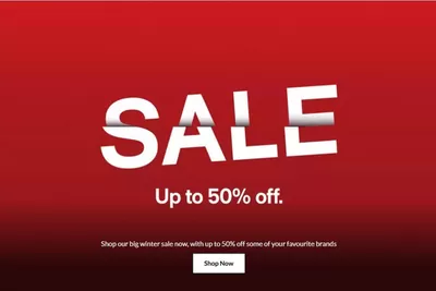 Clothes, Shoes & Accessories offers in Glasgow | Sale Up To 50% Off  in USC | 12/12/2024 - 26/12/2024